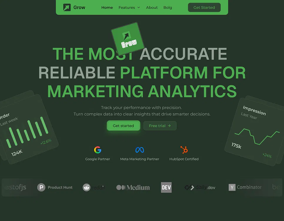 Grow marketing agency hero image (dark)