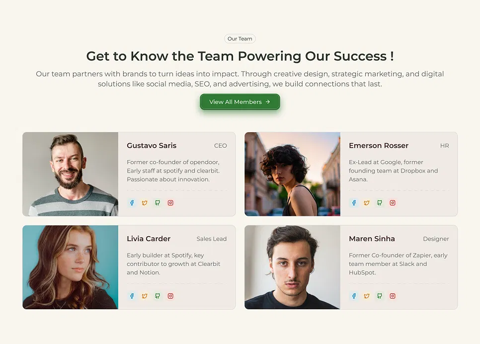 Grow marketing agency prototype interacting with environment